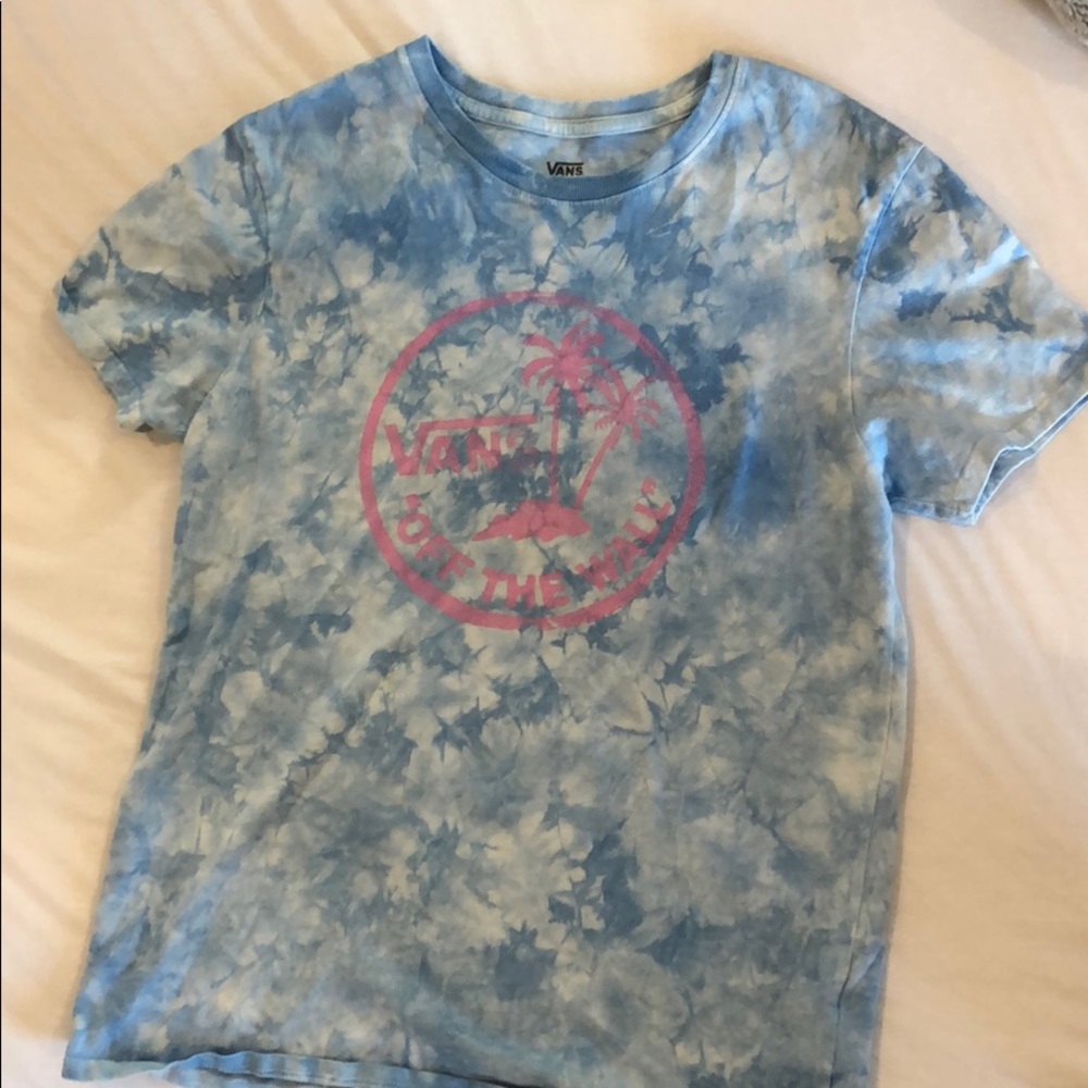 Blue Tye-Dye Logo Tee ~ Vans